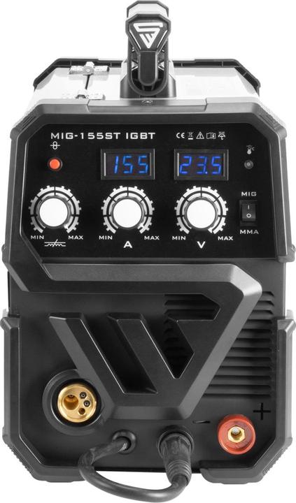 Image du produit Stahlwerk Poste à souder sous protection gazeuse MIG 155 ST IGBT de 155 ampères avec MMA E-Hand