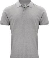 Produktbild Clique Poloshirt Classic OC 028264, Bio-Baumwolle, grau meliert, Grösse M (M)