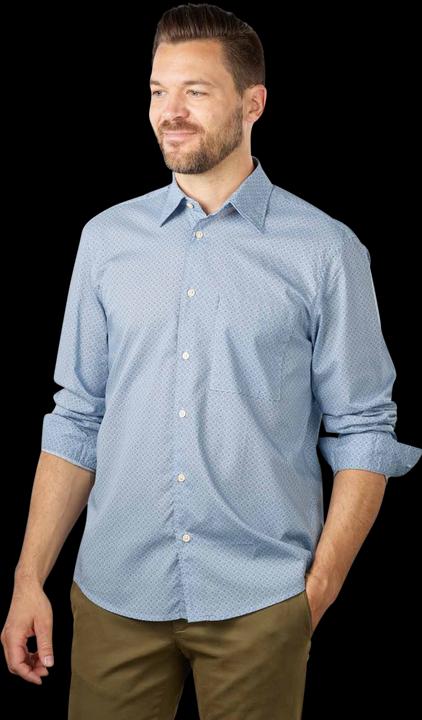 Produktbild Marc O'Polo Kent Collar Shirt Chest Pocket Mutli/Homestead B (M)