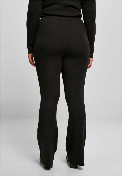 Actual product image Urban Classics Ladies Rib Knit Bootcut Leggings - 16766 (XL)