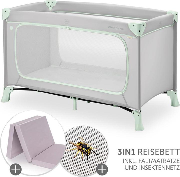Actual product image Hauck Reisebetten Reisebett Set Dream N Play Plus inkl. Alvi
