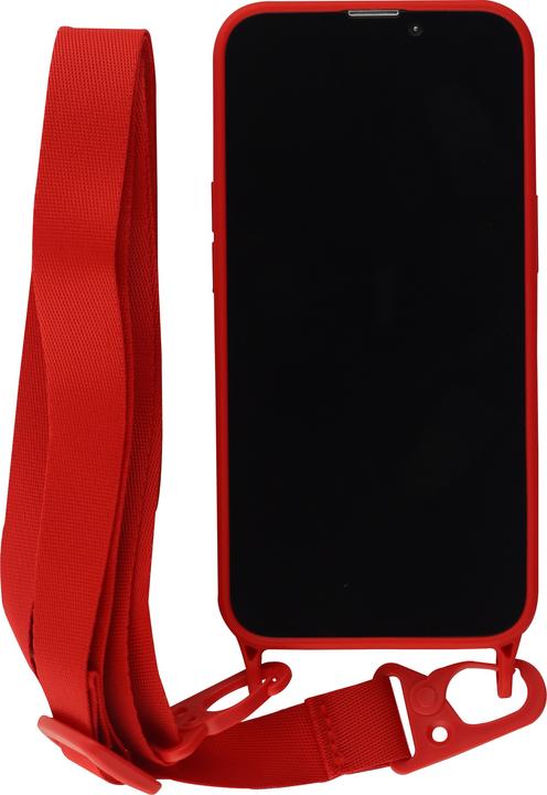 Actual product image PhoneLook Coque Silicone avec lanière et crochet (Apple iPhone 13)