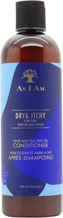 Produktbild As I Am DRY & ITCHY SCALP CARE olive & tea tree oil conditioner 355ml (355 ml)