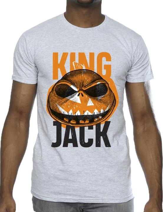 Actual product image Disney Mens The Nightmare Before Christmas King Jack T-Shirt (XL)