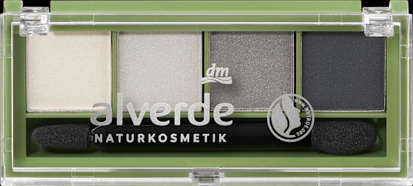 Actual product image dm alverde Eyeshadow Quattro 75 Smokey Eyes