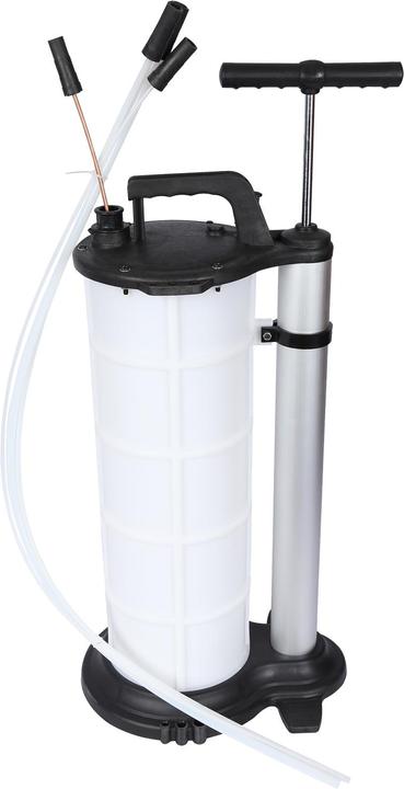Image du produit Wiltec Pompe manuelle d’extraction Huile Réservoir 9 litres Pompe à vide Aspiration Liquides Vidange Moteur
