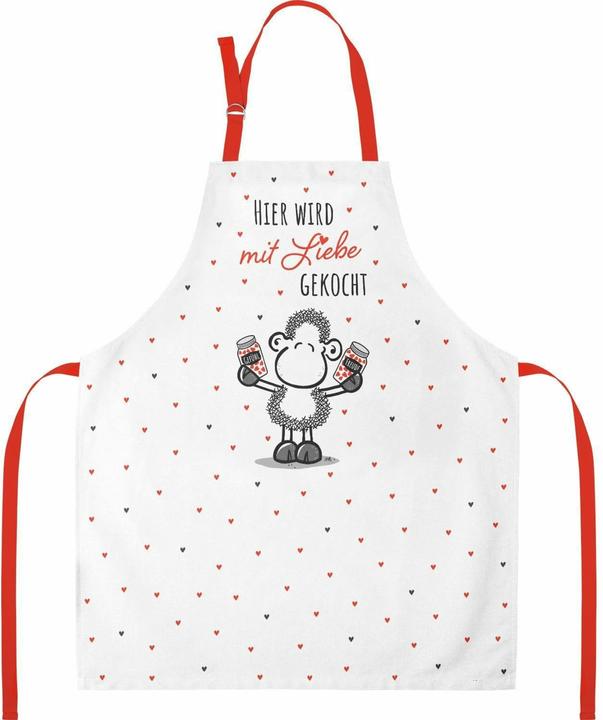 Immagine prodotto Sheepworld Grembiule "Qui cuciniamo con amore"