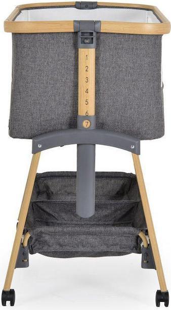 Actual product image Cangaroo Baby Crib Amo Dark Grey 111362