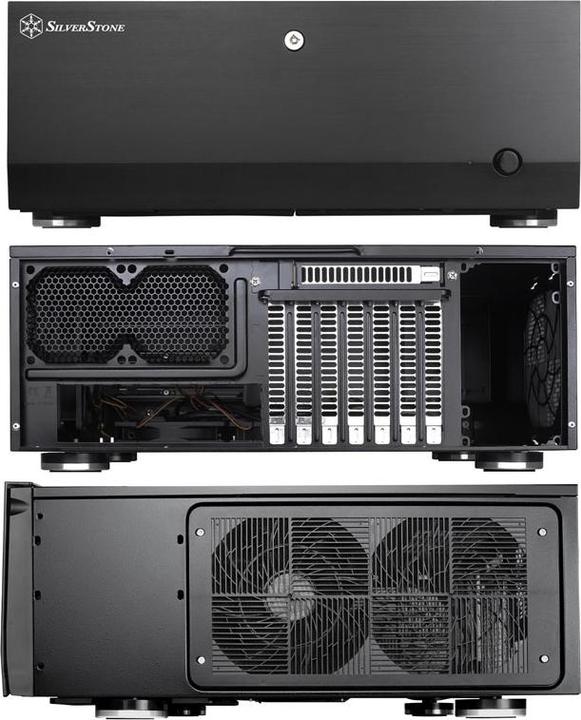 Produktbild Silverstone Grandia GD07 - Tower - SSI EEB - ohne Netzteil (ATX / PS/2) (mATX, SSI CEB, ATX, E-ATX, SSI EEB)