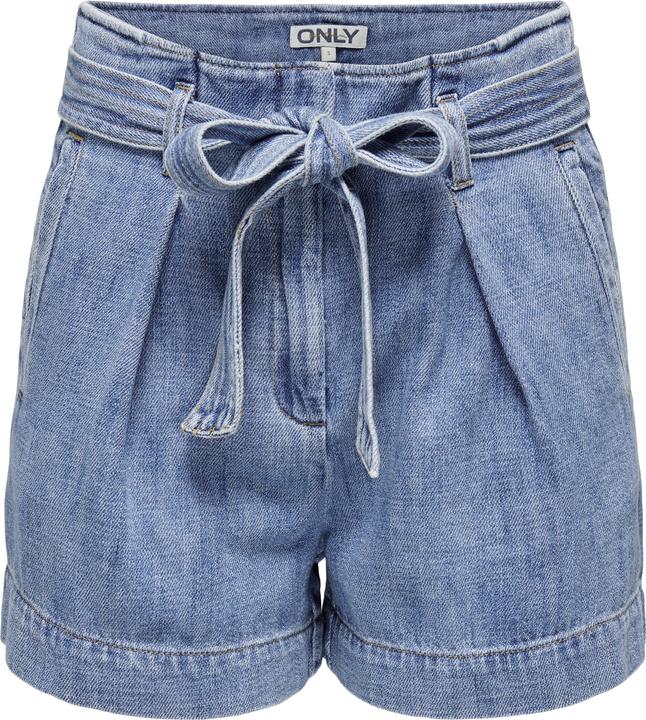 Only ONLJENNA Hohe Taille Locker geschnitten Jeans-Shorts Jeans-Shorts