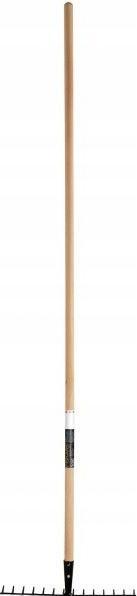 Actual product image Fiskars FS135751 Rake 12 teeth with wooden handle 1560 mm (FSL12)