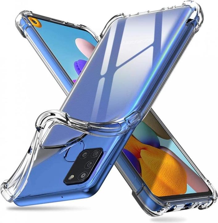 Produktbild Screenguard Samsung Galaxy A21s Hülle Crystal Soft Airbag Bumper (Samsung Galaxy A21s)