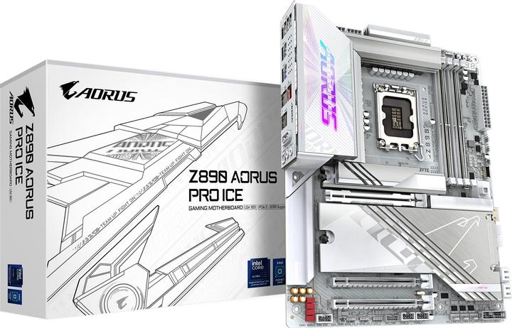 Gigabyte Z890 AORUS PRO ICE (LGA 1851, Intel Z890, ATX)