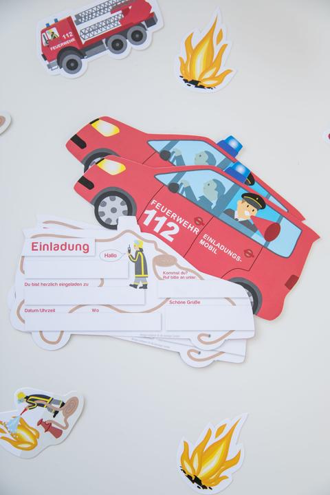 Actual product image DH-Konzept Invitation fire brigade car