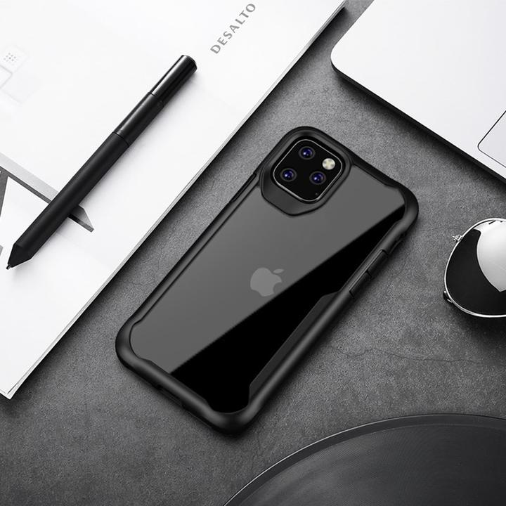 Produktbild Crong Hybrid Clear Cover für iPhone 11 Pro (schwarz) (Apple iPhone 11 Pro)