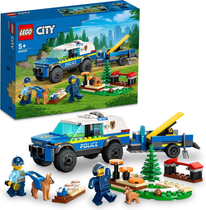 Produktbild LEGO Mobiles Polizeihunde-Training (60369, LEGO City)