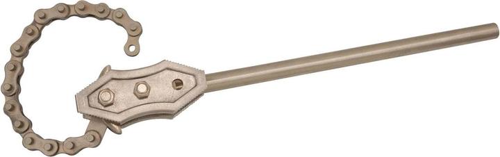 Actual product image KS Tools BRONZEplus chain pipe wrench, non-sparking, without handle, Ø 100 mm (915 mm)