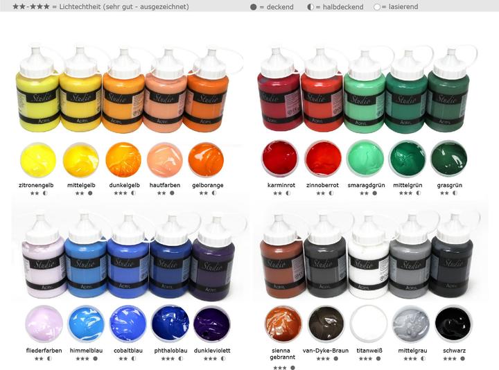 Actual product image Magi-Wap 20x250ml set MAGI-Studio acrylic paints (Multicolor, 5000 ml)