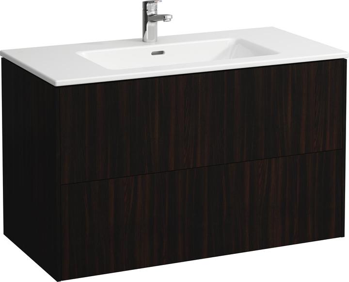 Produktbild Laufen Pro S Set Base 1000, Waschtisch, 1 Hahnloch, Überlauf, inkl. Waschtischunterschrank, 2 Schub