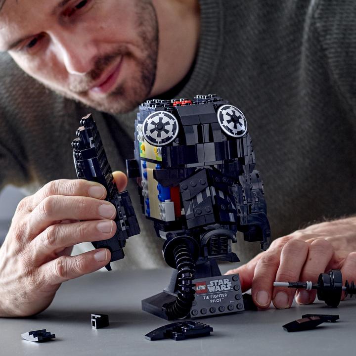 Image du produit LEGO Casque de pilote de chasse TIE (75274, LEGO Star Wars)