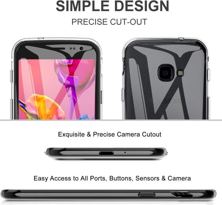 Immagine prodotto Screenguard Custodia Samsung Galaxy XCover 4S flessibile in TPU trasparente (Samsung Galaxy Xcover 4s)