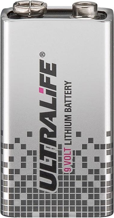 Ultralife 6F22 /9V BlocU9VL-J-P (1 pcs, 9V Block, 1200 mAh)