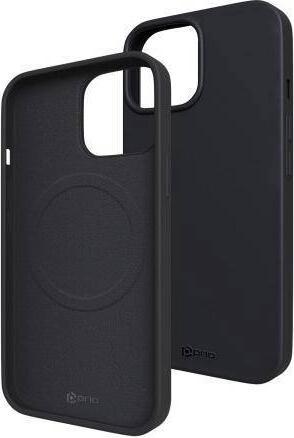 prio Custodia protettiva in silicone MAG per iPhone 15 (6,1 pollici) nero (Apple iPhone 15)