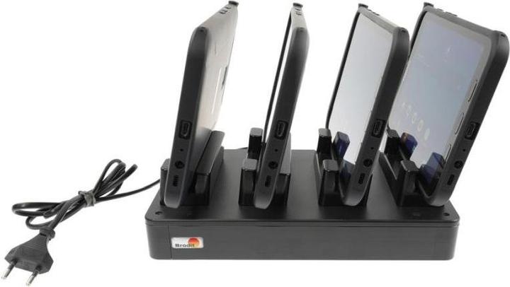 Actual product image Brodit 216080 - Free standing - Plastic - Black - Contact - 110 - 240 V - 0.8 A