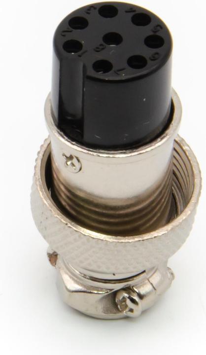 Image du produit Purecrea GX16-8P Connecteur mâle 16mm pour montage de câble