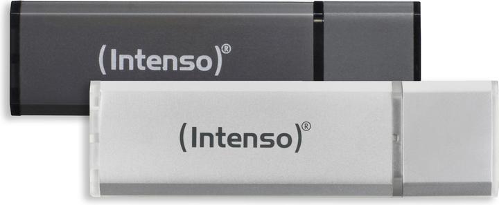 Produktbild Intenso AluLine USB Drive 32GB Doppelpack 2x32GB - 32 GB (32 GB, USB-A)