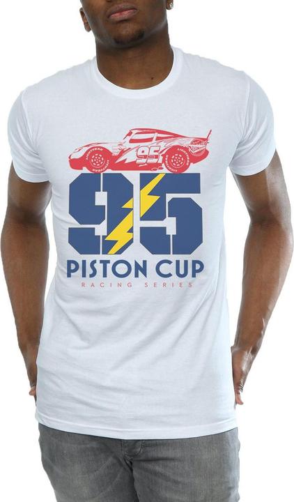 Actual product image Disney Mens Cars Piston Cup 95 T-Shirt (XL)