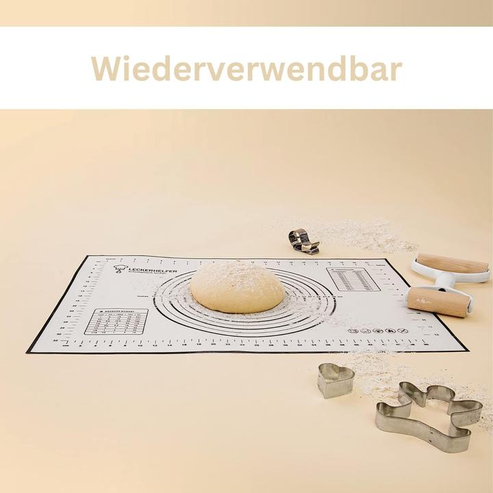 Image du produit Leckerhelfer Tapis de cuisson Premium / Tapis de cuisson antidérapant XXL 60 x 40 cm (60 x 40 cm)