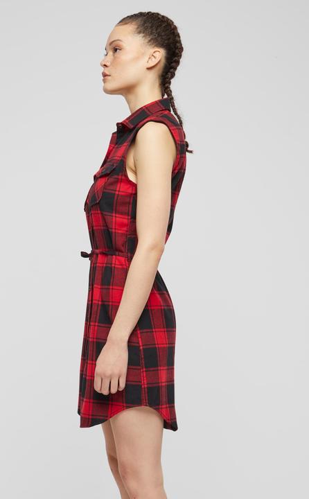 Image du produit Brandit Haut à manches longues Gracey Femme Taille 5XL Couleur Rouge/Noir (5XL)
