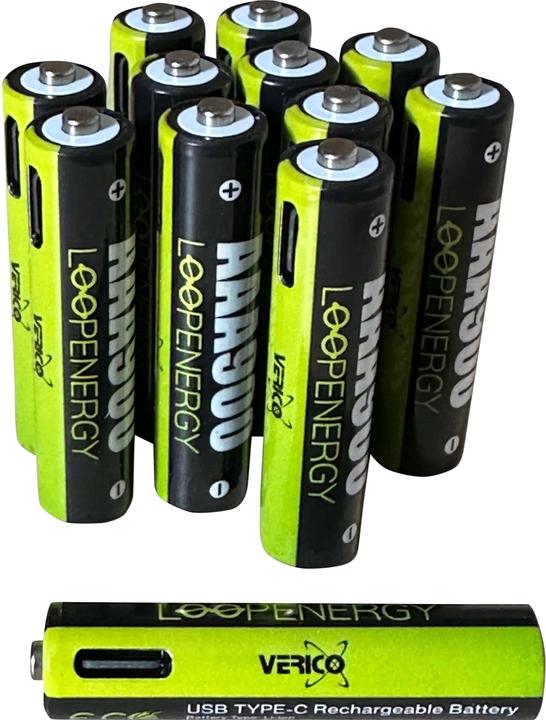 Verico Loop Energy AAA (12 pcs., AAA, 600 mAh)