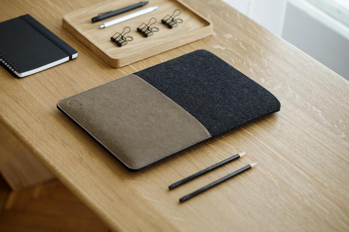 Immagine prodotto Oakywood Custodia per MacBook in feltro - Custodia per MacBook in feltro di lana merino - antracite / MacBook (14", Apple)