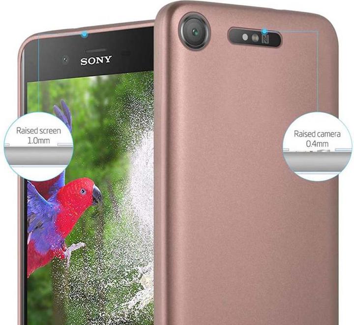 Actual product image Cadorabo TPU Matt Metallic Cover (Sony Xperia XZ1)
