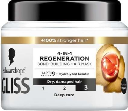 Produktbild Schwarzkopf Gliss Trt Aqua Revive Strengthening Hair Mask 4In1 Regenaration 400Ml (400 ml)