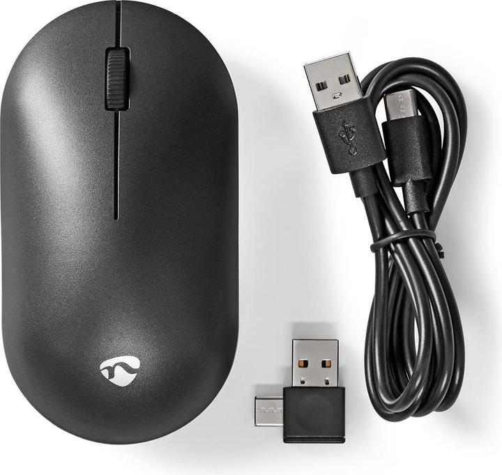 Actual product image Nedis Mouse | Wireless | 1200 dpi | Number of buttons: 3 | Ambidextrous (Wireless)