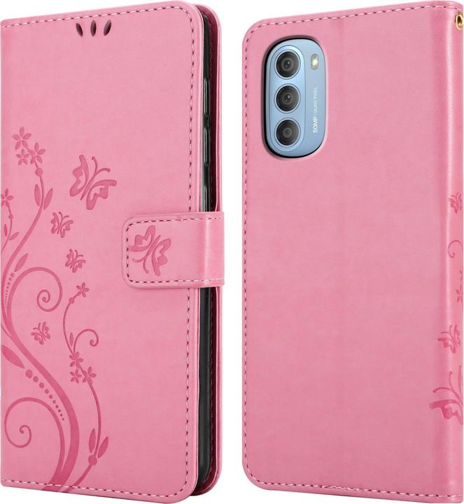 Immagine prodotto Cadorabo Copertina del libro a fiori (Motorola Moto G51 5G)