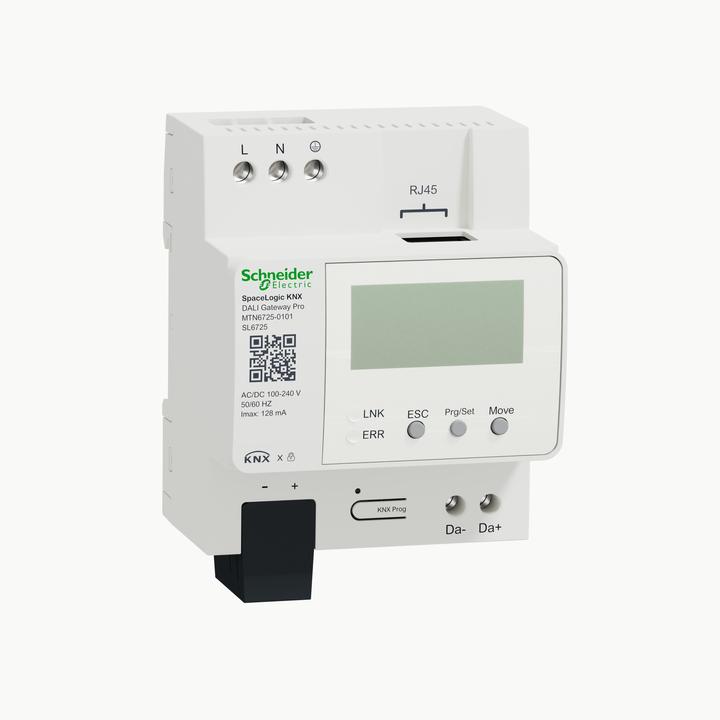 Image du produit Schneider Electric SpaceLogic KNX MTN6725-0101 DALI Gateway Pro 1ch DALI 2.0