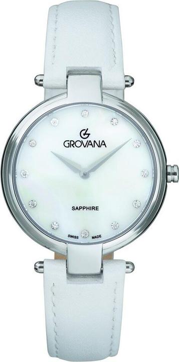 Grovana Florence Elegancia-Kollektion – in der Schweiz hergestellte Quarzuhr (Swiss Made)