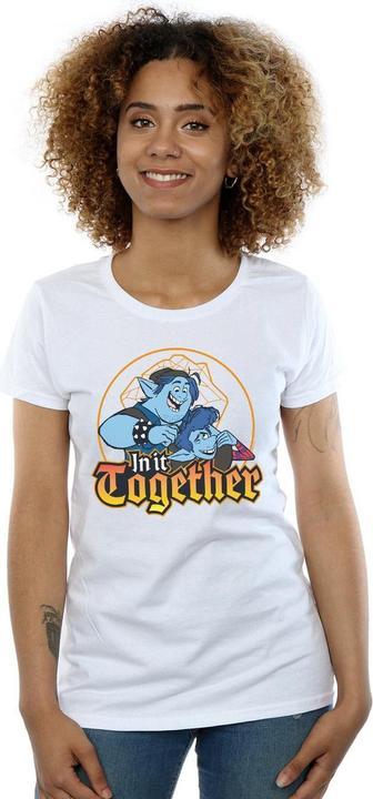 Actual product image Disney Womens/Ladies Onward In It Together Cotton T-Shirt (XXL)