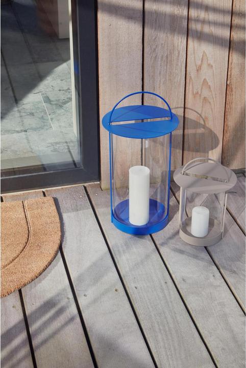 Image du produit Oyoy Living - Maki Lantern L - Bleu Optique (L300488) (26 x 26 x 49 cm)