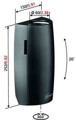 Produktbild Vogels PFA 9001, Dreh- und Neigungseinheit, 60kg, Silber (Dreh- / Neigungsmodule)