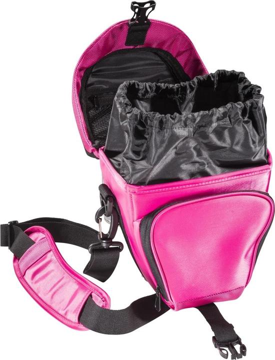 Produktbild mantona Premium Colttasche pink (Kamera Schultertasche, Kamera Bereitschaftstasche, 1 l)