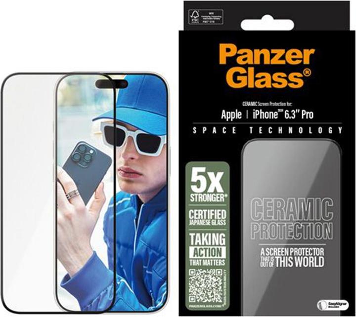 Immagine prodotto PanzerGlass Ultra-Wide Fit (1 Pezzo/i, Apple iPhone 16 Pro)
