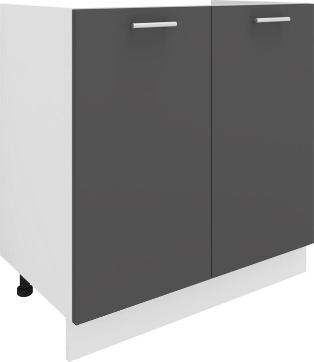 Produktbild VCM Spülunterschrank Breite 80 cm Spülenschrank Unterschrank Spüle Küche Esilo (80 x 46 x 82 cm)