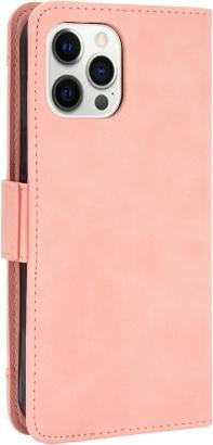 Image du produit Cover-Discount iPhone 13 Pro Max - étui avec de nombreuses poches pour cartes rose (Apple iPhone 13 Pro Max)