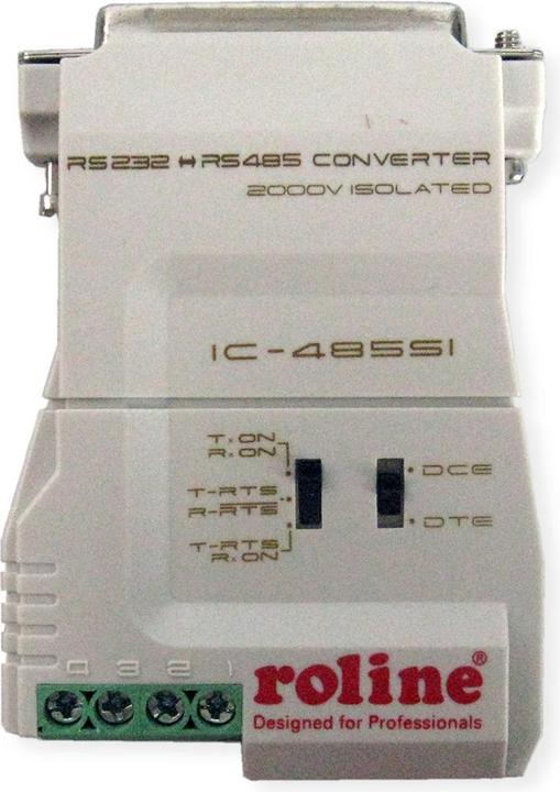 Image du produit Roline Convertisseur RS232-RS485, avec isolation galvanique. séparation