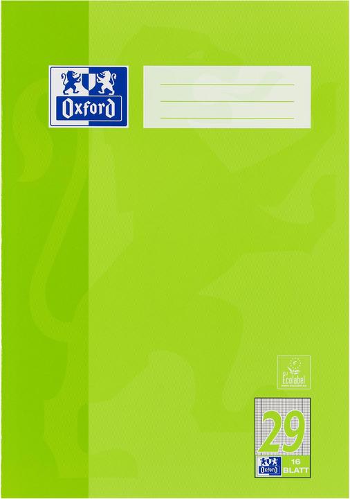 Actual product image Oxford Exercise book, A4, ruling 29 (A4, Checked, Hardcover)